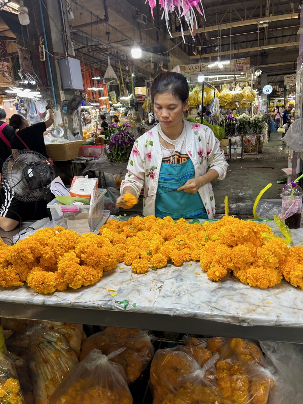 Flower Market di Bangkok